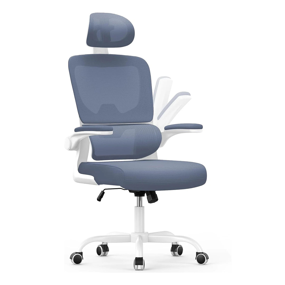 Adjustable Executive Office Chair with Flip-Up Arms
