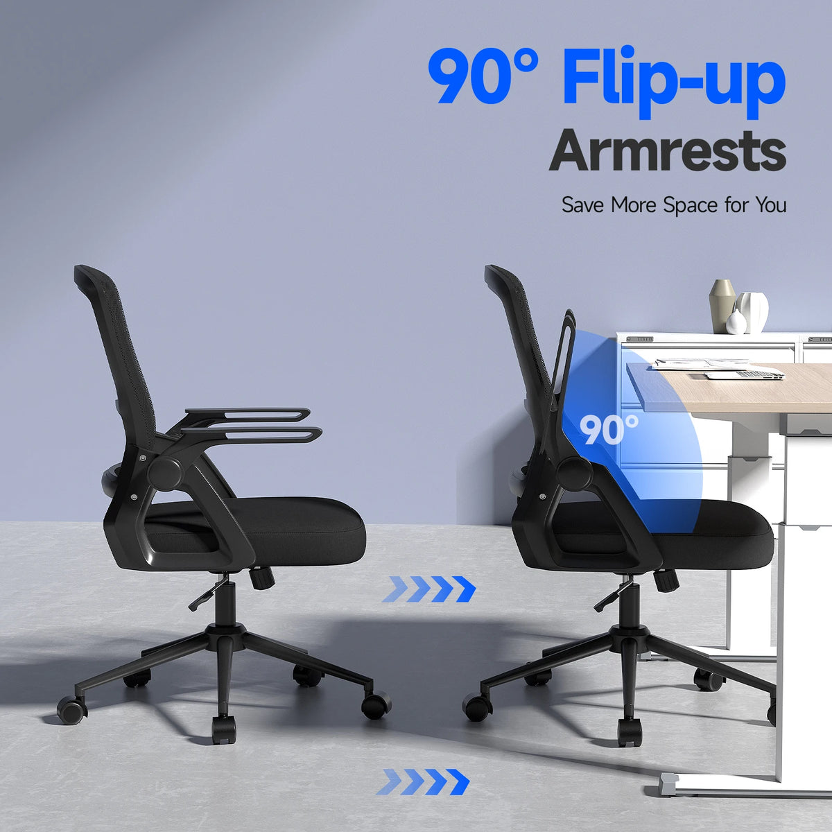 Ergonomic Mid-Back Mesh Office Chair