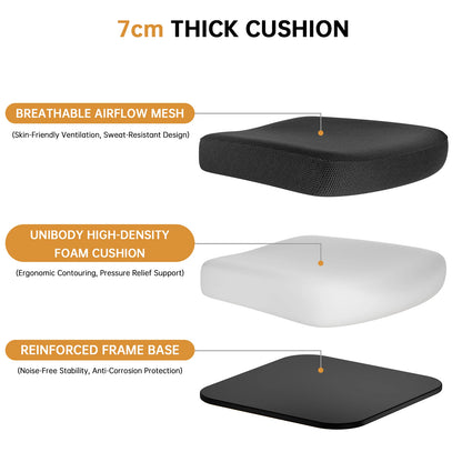 Ergonomic High Back Office Chair with Headrest & Lumbar Support