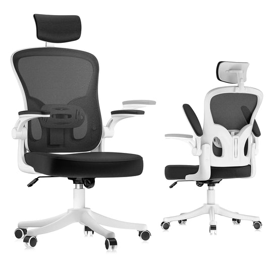 Ergonomic High Back Office Chair with Headrest & Lumbar Support