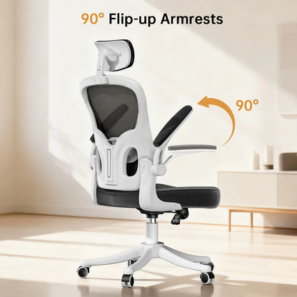 Ergonomic High Back Office Chair with Headrest & Lumbar Support