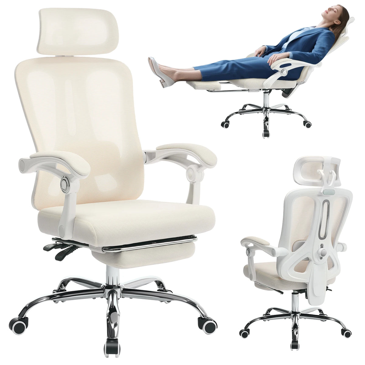 Ergonomic Office Chair Adjustable Lumbar Support