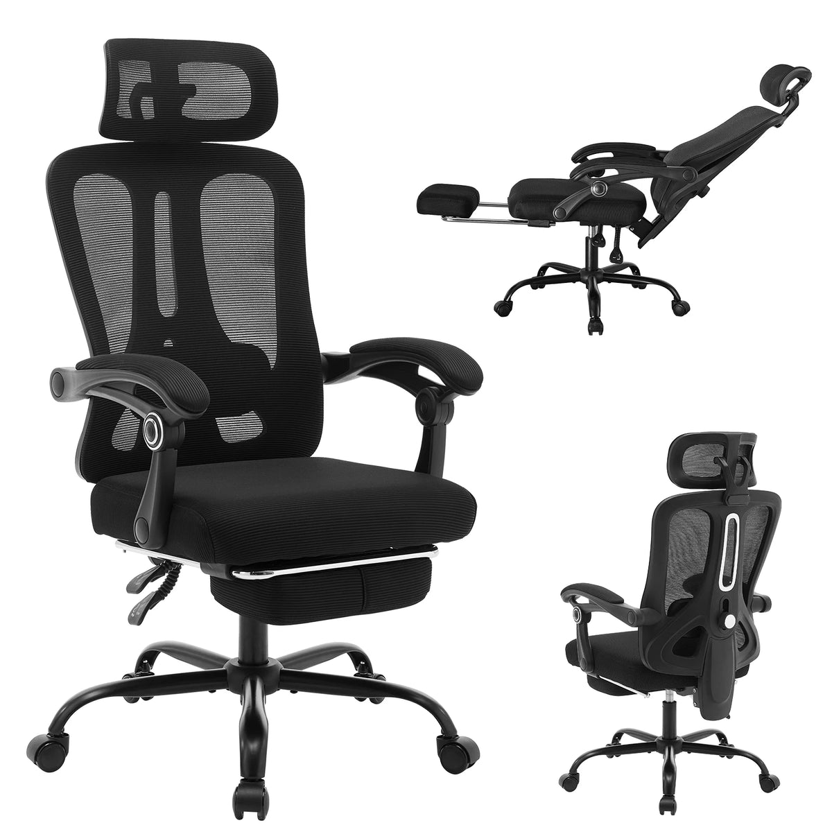 Ergonomic Office Chair Adjustable Lumbar Support